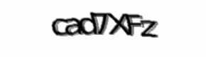 Security check image, please type the characters shown